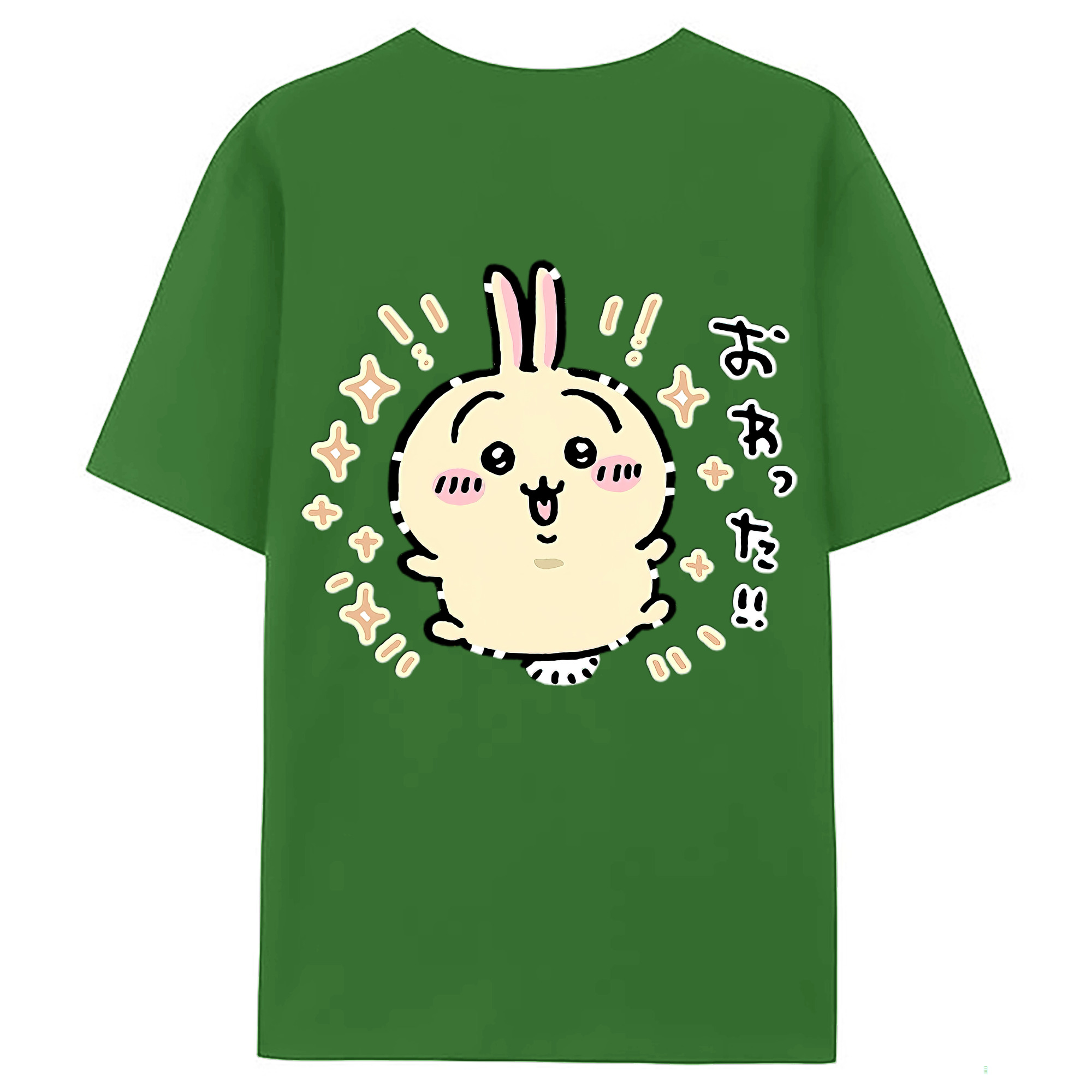 （画像用） ちいかわ うさぎ Chii-kawa usagi レディース半袖Tシャツ(バックプリント)